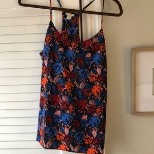 J. Crew Patterned Racerback Tank